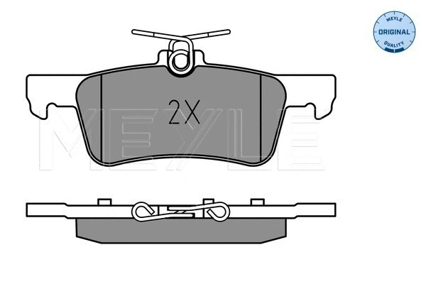 Brake Pad Set, disc brake (025 259 6816)