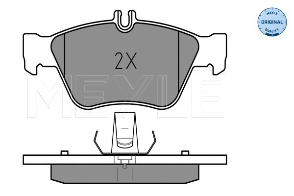 Brake Pad Set, disc brake (025 216 6419)