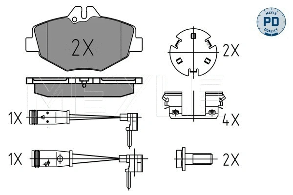 Brake Pad Set, disc brake