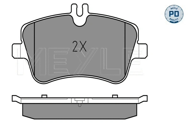 Brake Pad Set, disc brake (025 231 4419/PD)