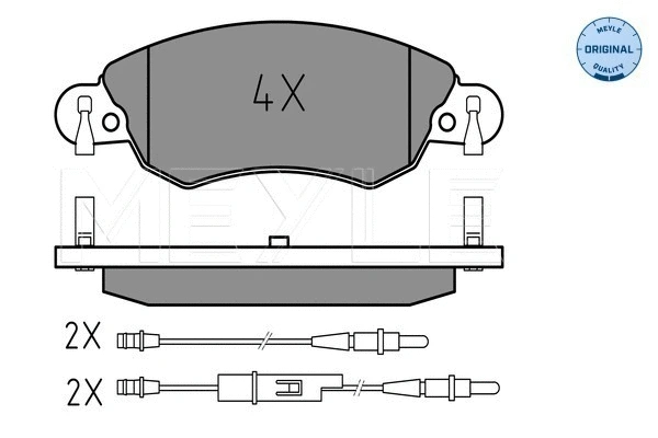 Brake Pad Set, disc brake (025 232 7617/W)