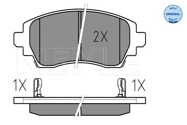 Brake Pad Set, disc brake (025 230 8818/W)
