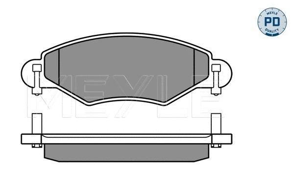Brake Pad Set, disc brake (025 233 4017/PD)