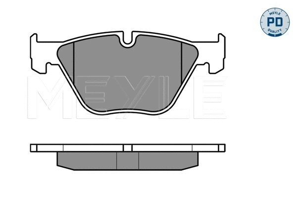 Brake Pad Set, disc brake (025 233 1320/PD)