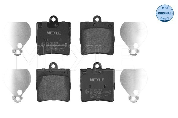 Brake Pad Set, disc brake (025 219 1915)