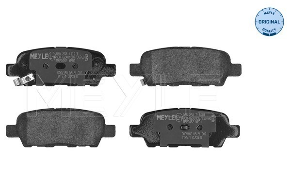 Brake Pad Set, disc brake (025 238 7114/W)