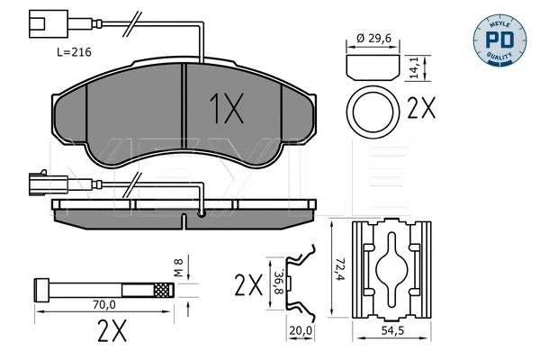 Brake Pad Set, disc brake