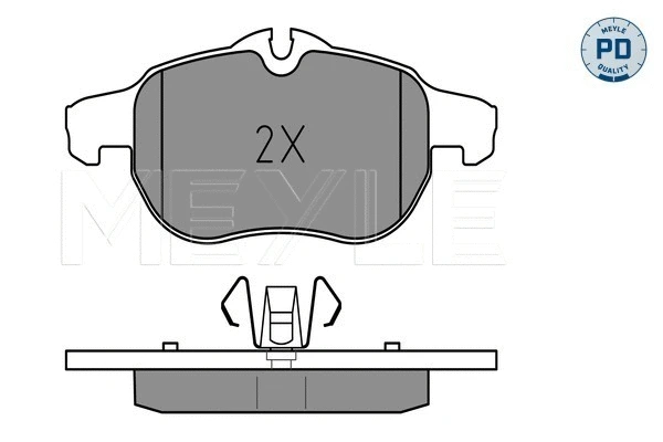Brake Pad Set, disc brake (025 234 0220/PD)