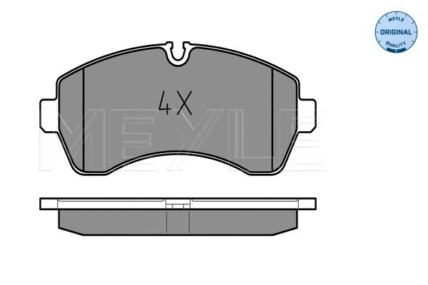 Brake Pad Set, disc brake (025 292 0020)