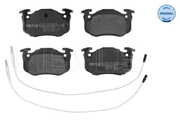 Brake Pad Set, disc brake (025 210 9615/W)