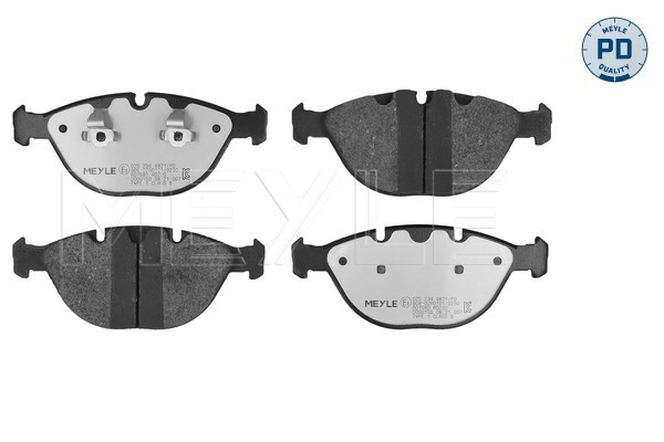 Brake Pad Set, disc brake (025 234 4821/PD)