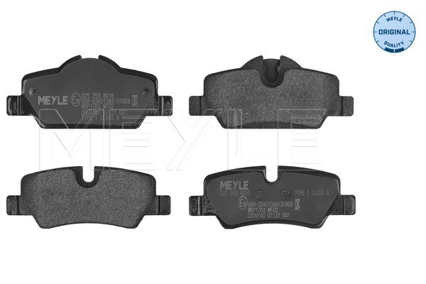 Brake Pad Set, disc brake (025 259 8016)