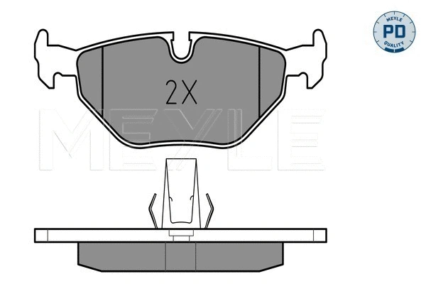 Brake Pad Set, disc brake (025 216 9117/PD)