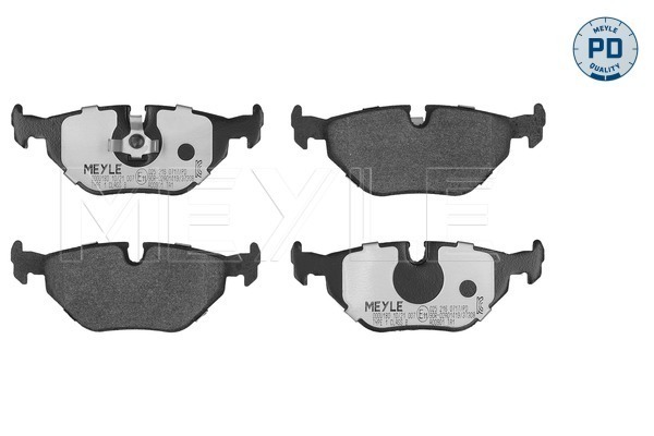 Brake Pad Set, disc brake (025 216 0717/PD)