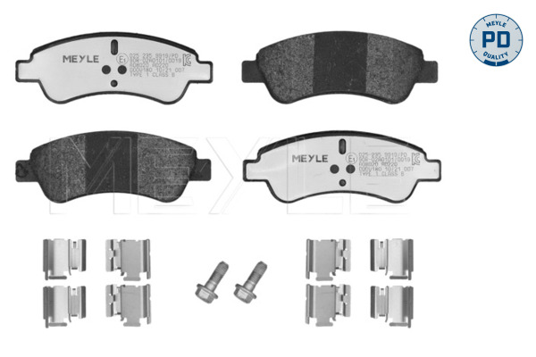 Brake Pad Set, disc brake (025 235 9919/PD)