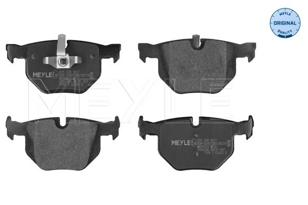 Brake Pad Set, disc brake (025 235 5017)
