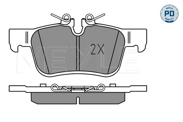 Brake Pad Set, disc brake (025 225 6816/PD)