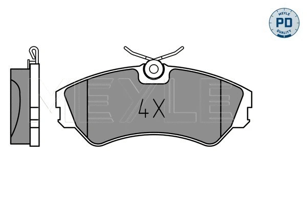Brake Pad Set, disc brake (025 201 2419/PD)