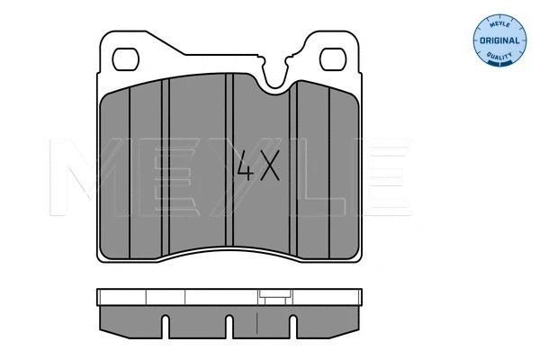 Brake Pad Set, disc brake (025 204 3715)