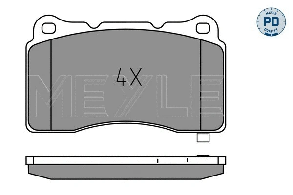 Brake Pad Set, disc brake (025 233 2516/PD)