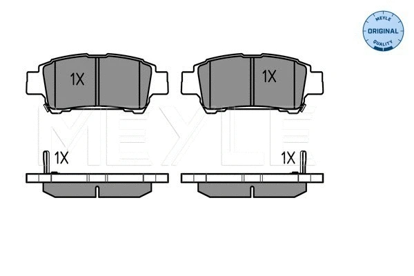 Brake Pad Set, disc brake (025 236 4616/W)