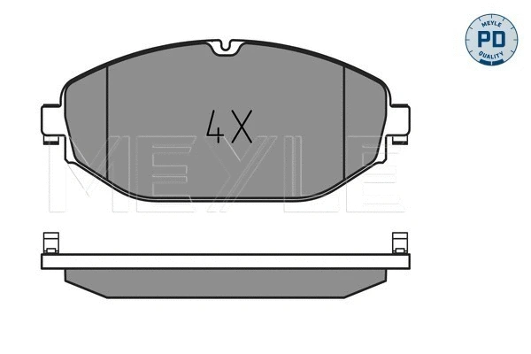 Brake Pad Set, disc brake (025 220 7619/PD)