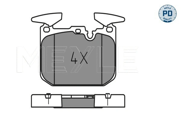 Brake Pad Set, disc brake (025 250 2818/PD)