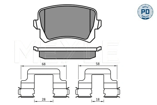 Brake Pad Set, disc brake