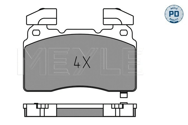 Brake Pad Set, disc brake (025 259 1516/PD)