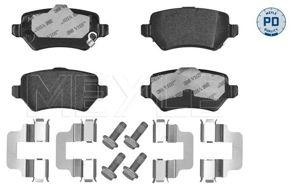 Brake Pad Set, disc brake (025 234 1715/PD)