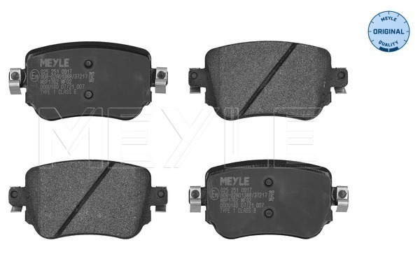 Brake Pad Set, disc brake (025 251 0917)