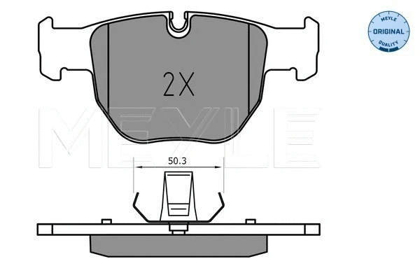 Brake Pad Set, disc brake (025 233 9719)