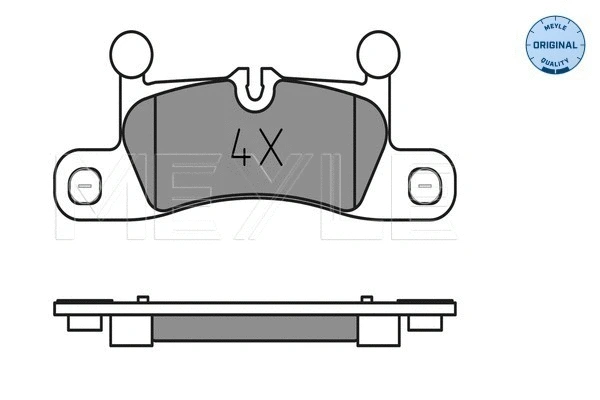 Brake Pad Set, disc brake (025 247 2116)
