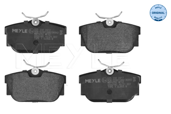 Brake Pad Set, disc brake (025 232 2417)