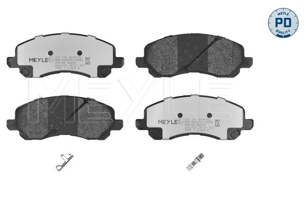 Brake Pad Set, disc brake (025 235 8416/PD)