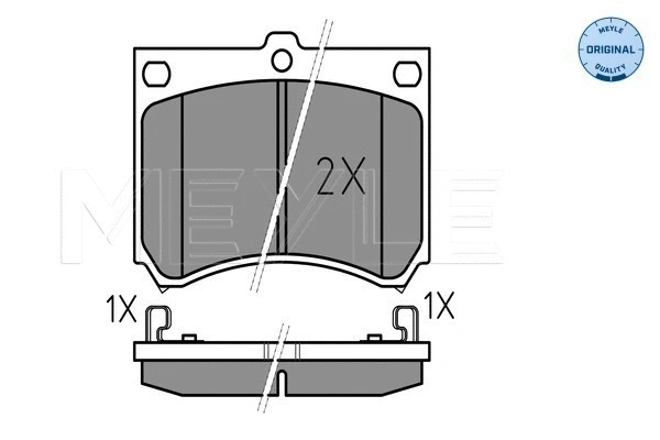 Brake Pad Set, disc brake (025 215 3915)