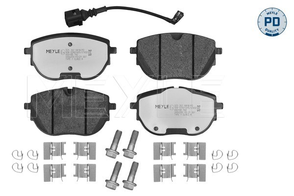 Brake Pad Set, disc brake (025 262 6818/PD)