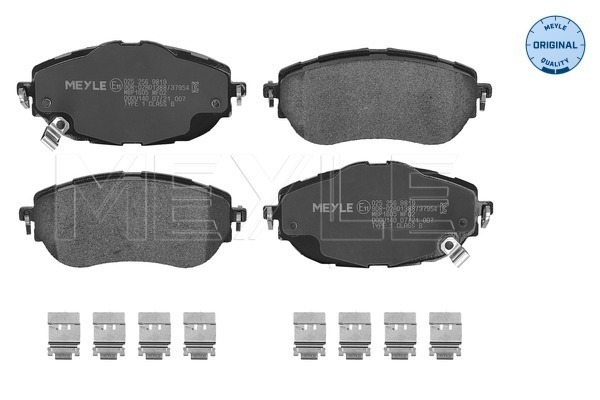 Brake Pad Set, disc brake (025 256 9819)