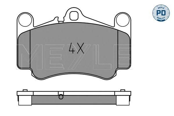 Brake Pad Set, disc brake (025 233 3017/PD)