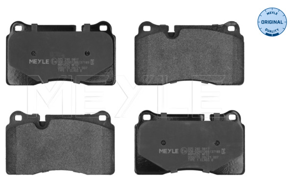 Brake Pad Set, disc brake (025 240 9817)