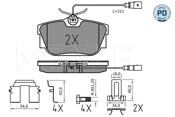 Brake Pad Set, disc brake
