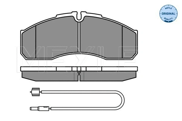 Brake Pad Set, disc brake (025 291 6020/W)