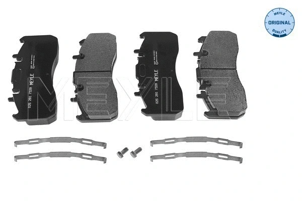 Brake Pad Set, disc brake (025 291 7329/S)