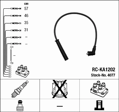Ignition Cable Kit (4077)
