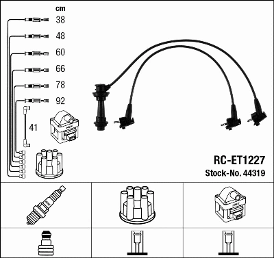 Ignition Cable Kit (44319)