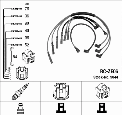 Ignition Cable Kit (9844)