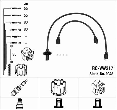 Ignition Cable Kit (0948)
