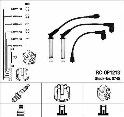Ignition Cable Kit (8745)