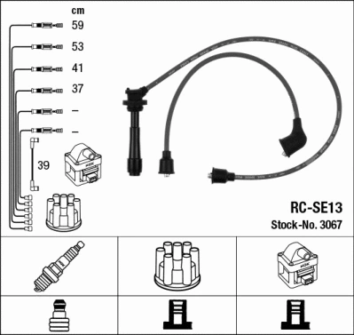 Ignition Cable Kit (3067)