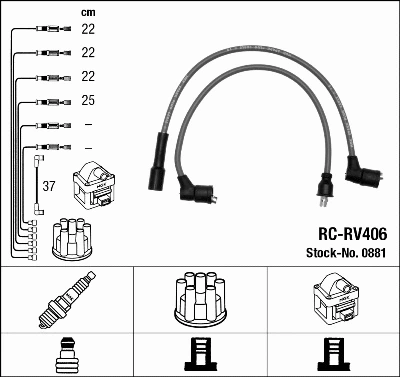 Ignition Cable Kit (0881)